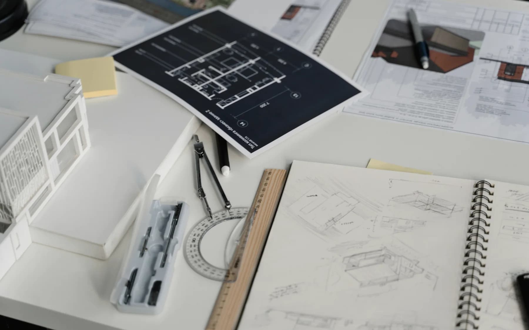 Property interior under analysis