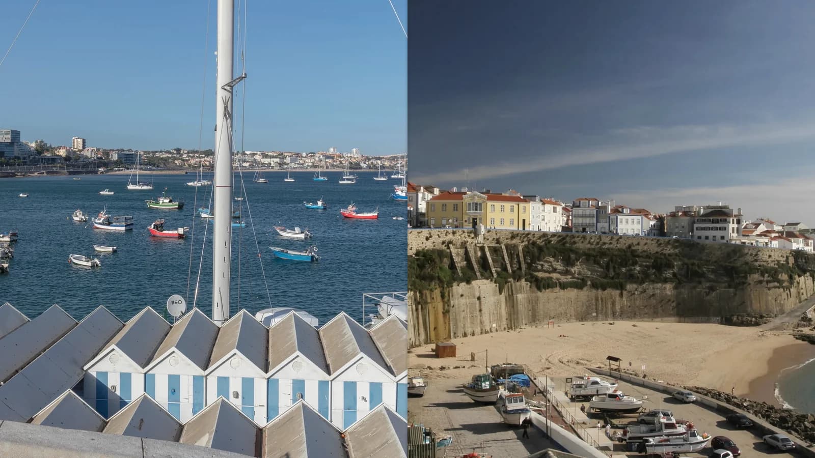 Cascais coastline and urban fabric for comparison with Ericeira