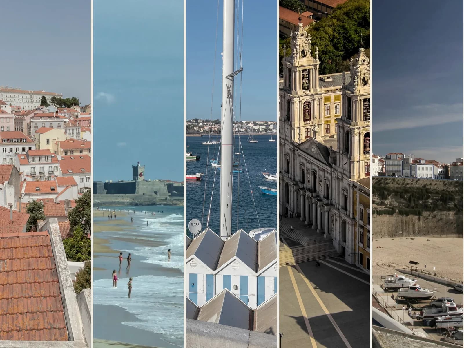 Composition of Lisbon, Oeiras, Cascais, Mafra and Ericeira for area comparison