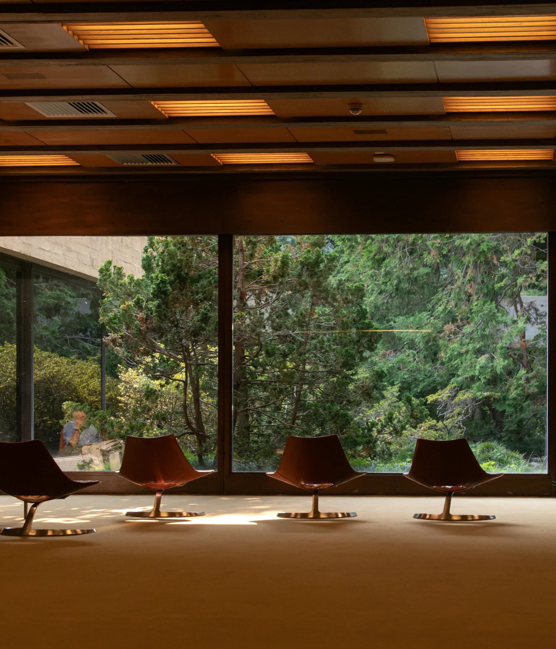 Interior modernista do Museu Calouste Gulbenkian, em Lisboa