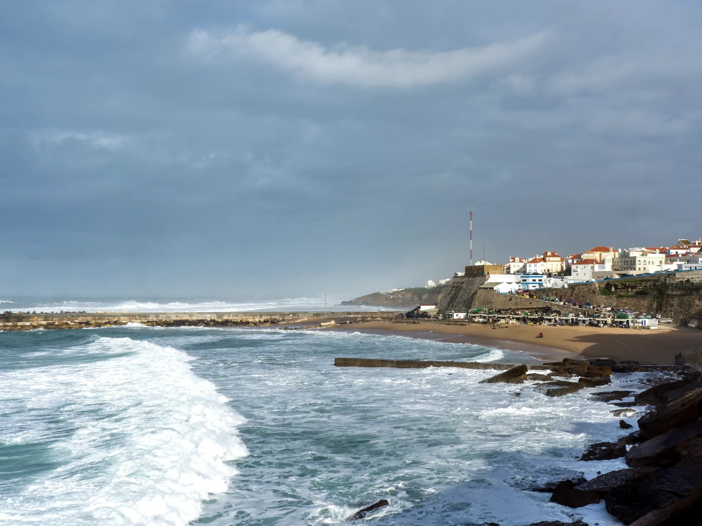 Ericeira village and Atlantic coastline