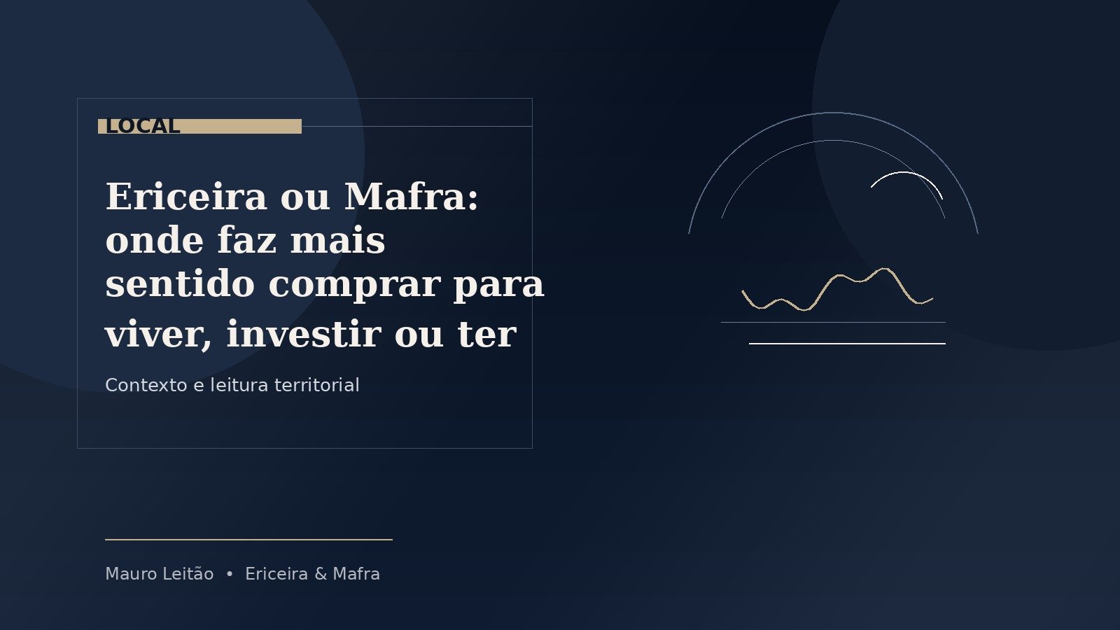 Ericeira ou Mafra: onde faz mais sentido comprar para viver, investir ou ter segunda residência