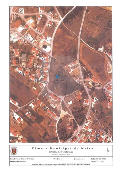 Terrain de 12 999 m² à Ericeira avec potentiel de développement et vue mer partielle